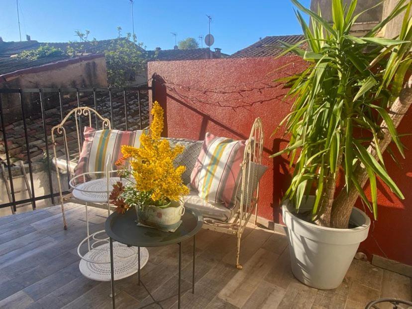 Maison Plein Sud Sur Les Toits Au 2 Terrasses Montagnac  Esterno foto